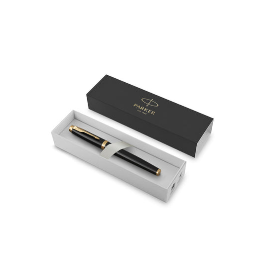 Parker Im Black Gold Trim Fountain