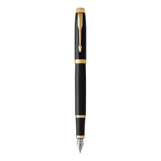 Parker Im Black Gold Trim Fountain