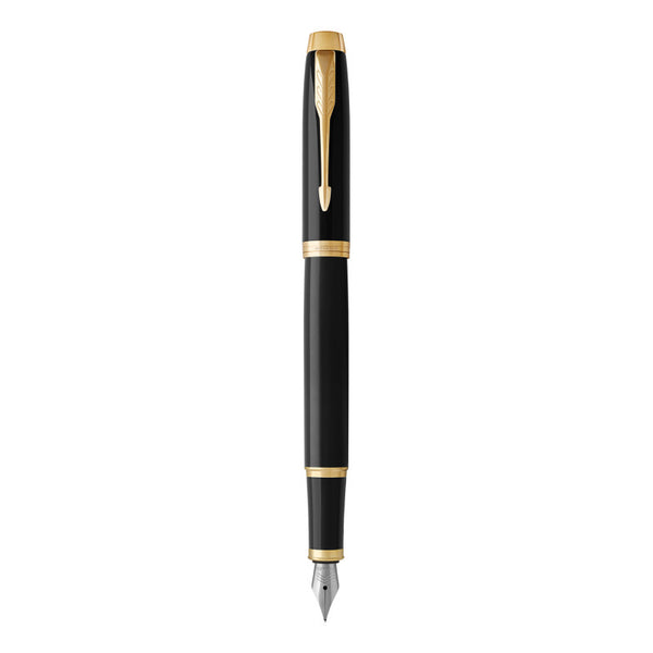 Parker Im Black Gold Trim Fountain