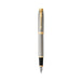 Parker Im Brushedmetal Gold Fountain Pen