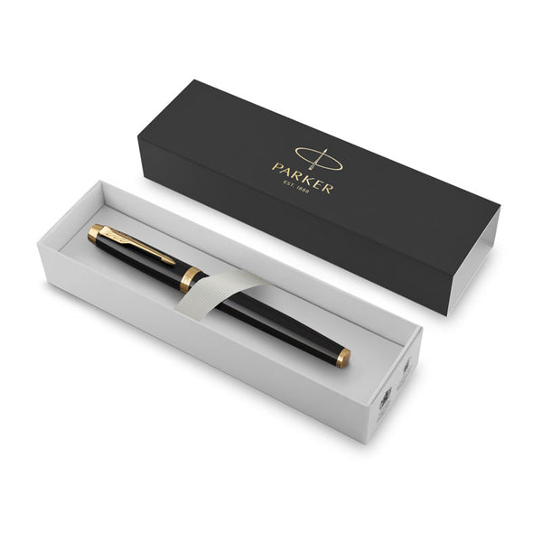 Parker Im Black Gd Trm Ballpoint Md Blue