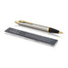 Parker Im Brshmetal Ballpoint Medium Blue