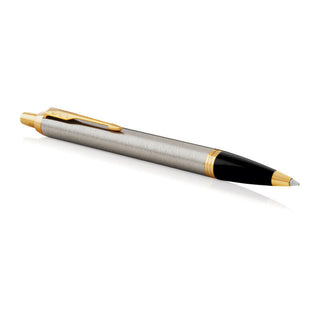 Parker Im Brshmetal Ballpoint Medium Blue
