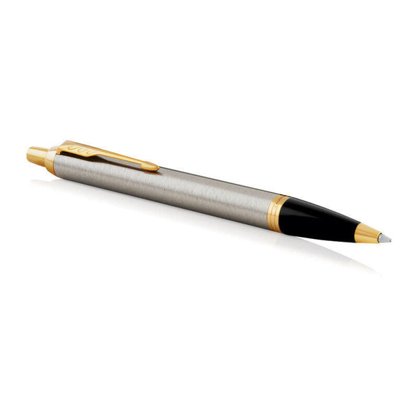 Parker Im Brshmetal Ballpoint Medium Blue