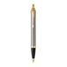 Parker Im Brshmetal Ballpoint Medium Blue