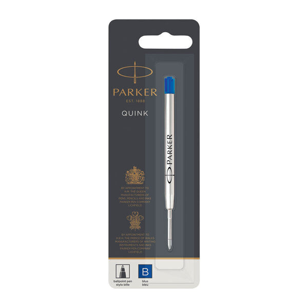 Parker Ballpoint Refill Broad Blue Tip