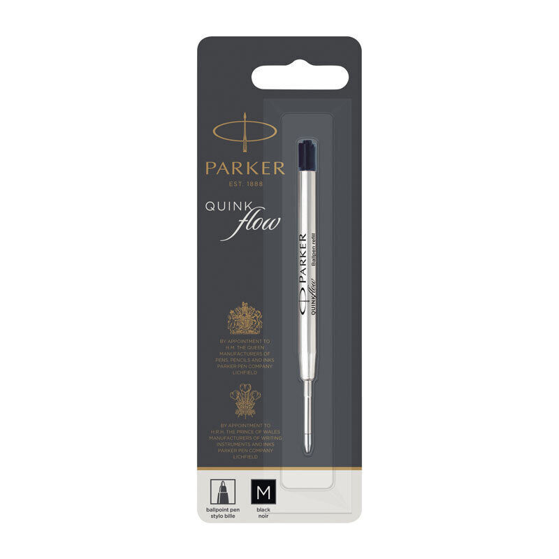 Parker Quinkflow Ballpoint Refill Medium Black