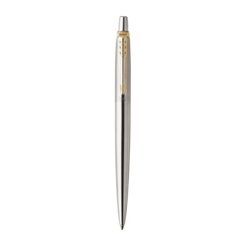 Parker Jotter Ballpoint Stainless Steel Gold Trim