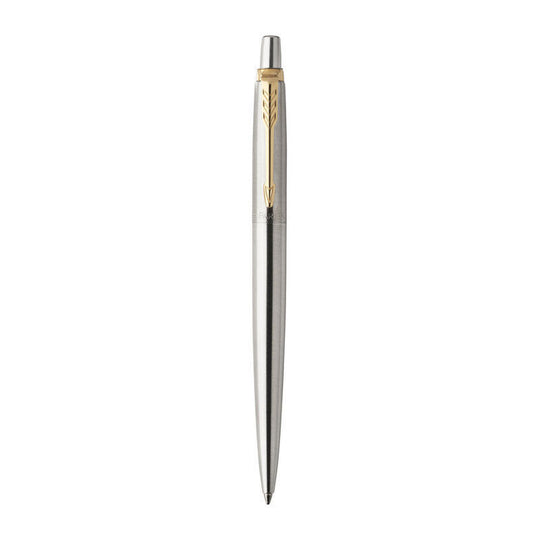Parker Jotter Ballpoint Stainless Steel Gold Trim
