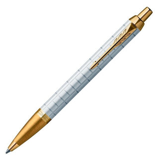 Parker Im Premium Ballpoint Gold Trim Pearl