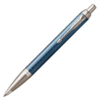 Parker Im Premium Ballpoint Chrome Trim Blue/grey