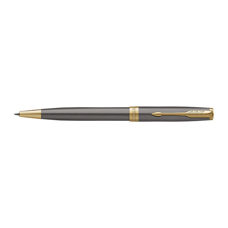 Parker Sonnet Grey Laq Gold Trim Ballpoint