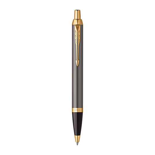Parker Im Grey Gold Trim Ballpoint