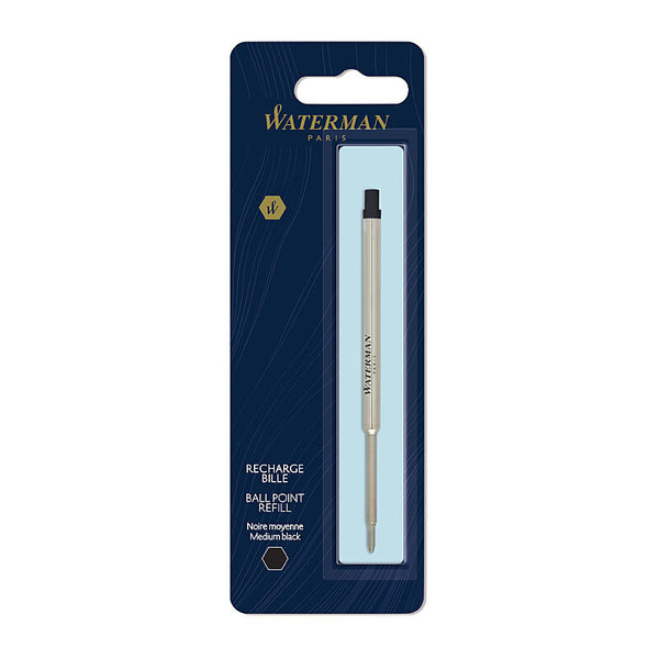 Waterman Ballpoint Refill Medium Black Pack Of 1