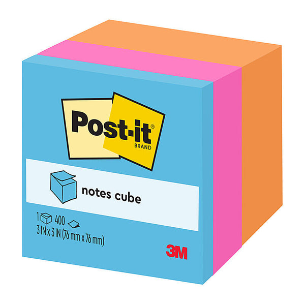 Post-It Notes Cube 2053-ELT-O 76x76mm Box Of 4
