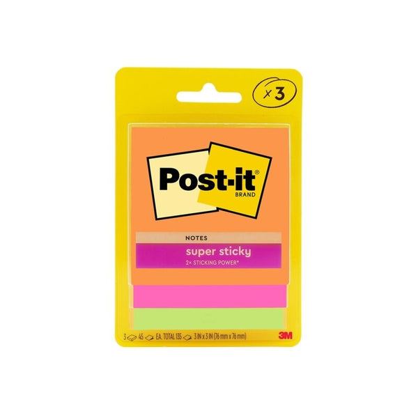 Post-It Super Sticky Note 3321-SSAU Pack Of 3 Box Of 6