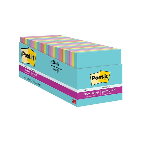 Post-It Super Sticky Notes 654-24SSMIA Pack Of 24