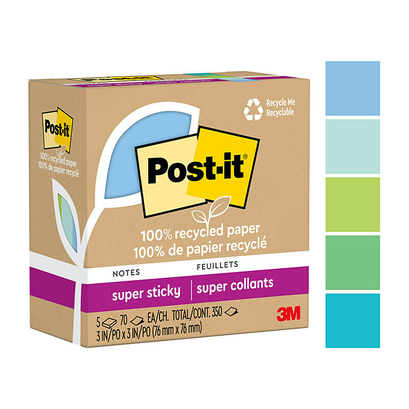 Post-It Super Sticky 654R-5SST 76x76 Pack Of 5 Box Of 6