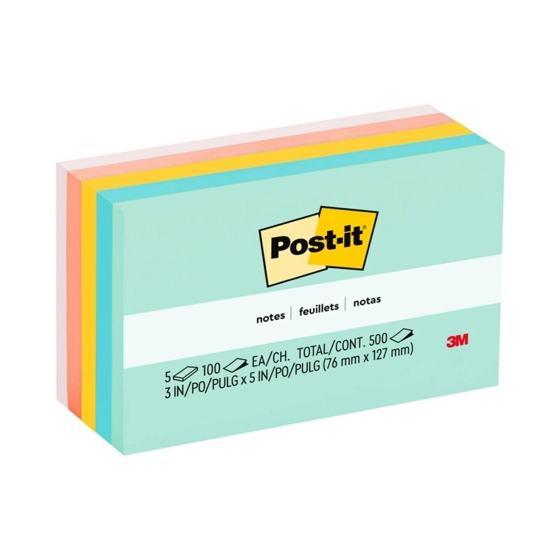 Post-It Notes 655-AST Pack Of 5