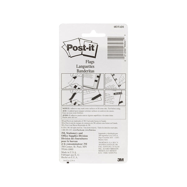 Post-It Flag 683-VAD1 Val Pack Of 10