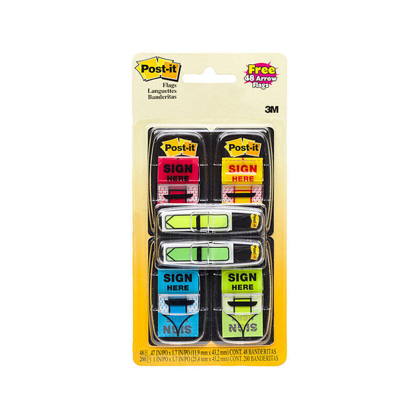 Post-It Flags 680-SH4VA Valpk Pack Of 6