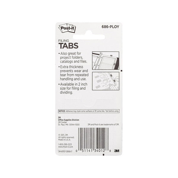 Post-It Tab 686-PLOY50x38 Pack Of 24 Box Of 6