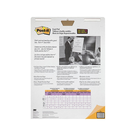 Post-It Easel Pad 561 Yellow Box Of 2