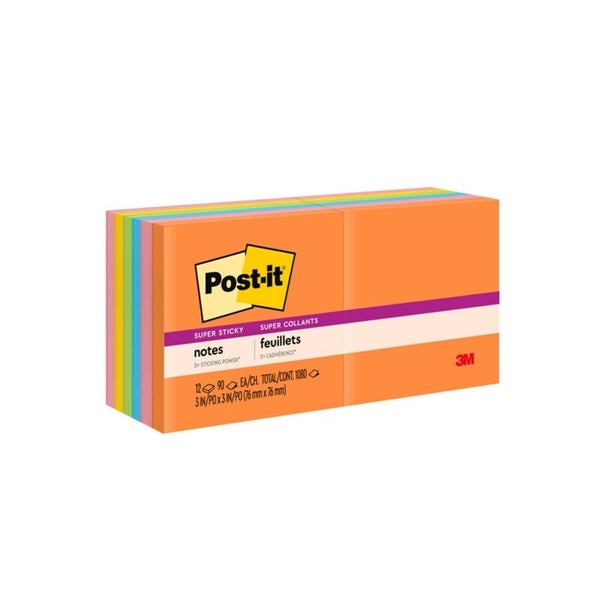 Post-It S/sticky 654-12SSUC Pack Of 12