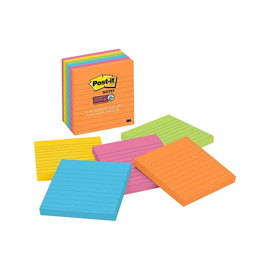Post-It 675-6SSUC Rdj Lined Pack Of 6