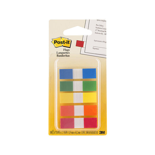 Post-It Flag 683-5CF Assorted Pack Of 5 Box Of 6