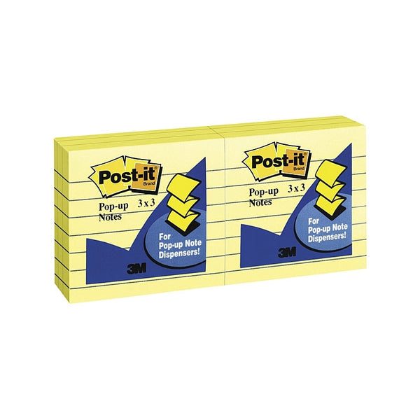Post-It Pop-Up R335-Yl Yellow 73X73 Pack Of 6