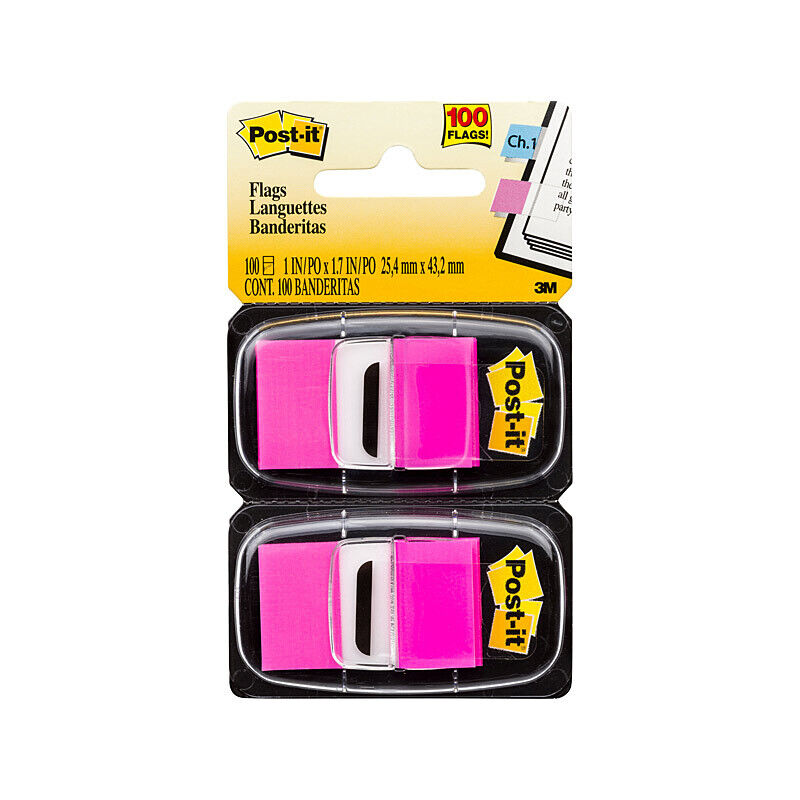 Post-It Flag 680-BP2 Pink Pack Of 2 Box Of 6