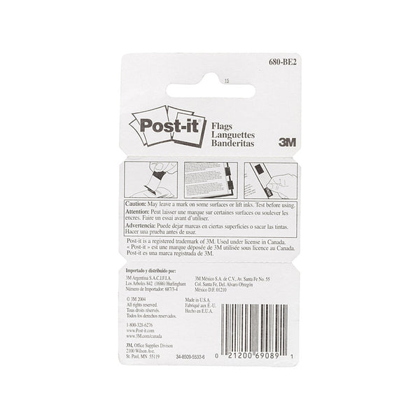 Post-It Flags 680-BE2 Blue Pack Of 2 Box Of 6