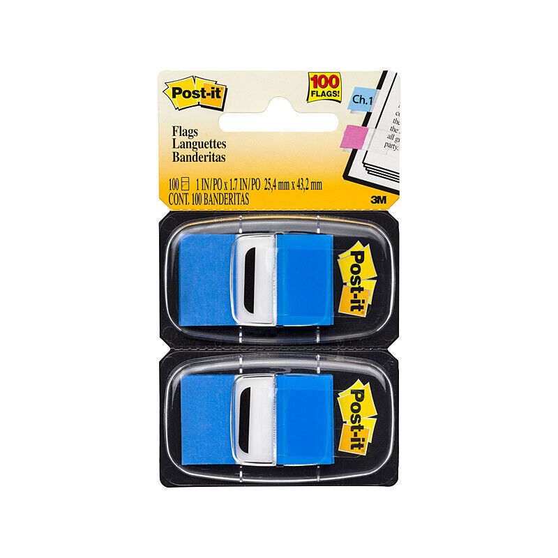 Post-It Flags 680-BE2 Blue Pack Of 2 Box Of 6