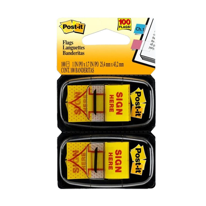 Post-It Flags 680-SH2 Sign Pack Of 2 Box Of 6