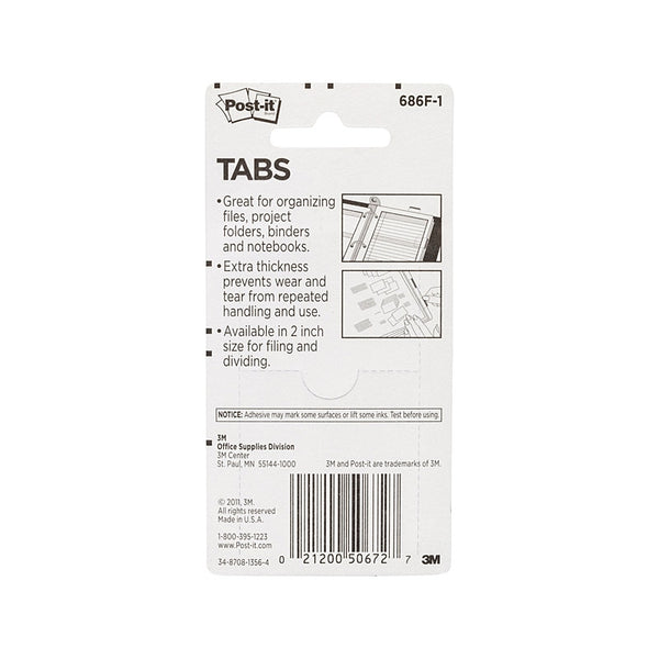 Post-It Tabs 686F-1 Pack Of 24 Box Of 6