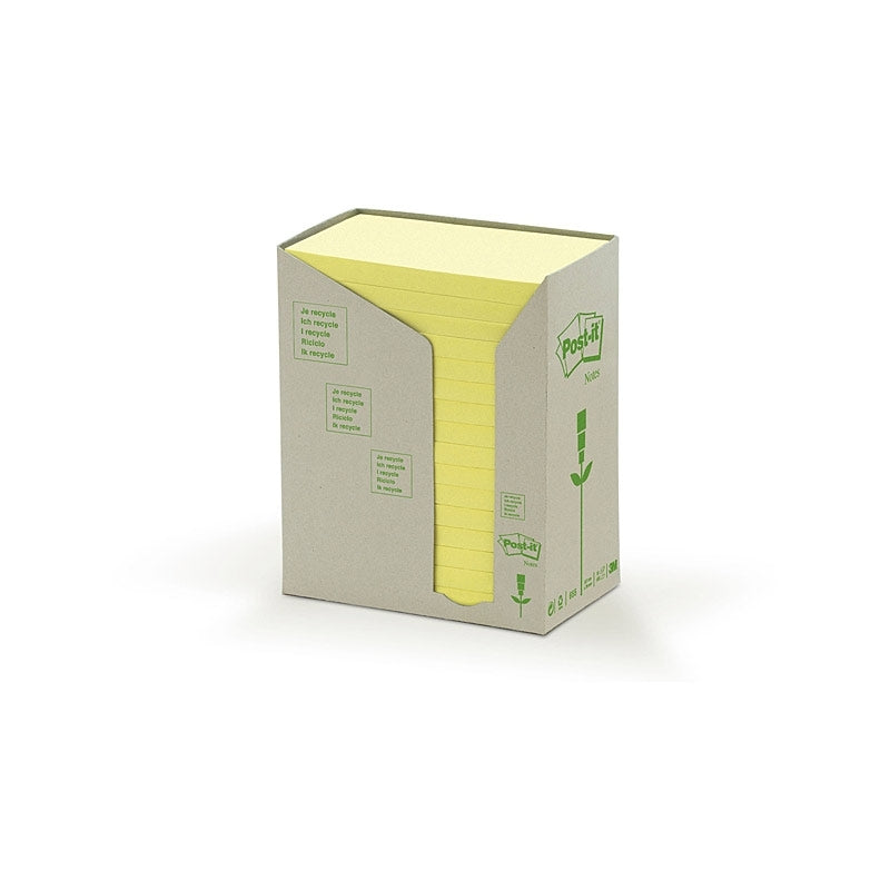 Post-It 655-RTY Rec Yw 76X127 Pack Of 16