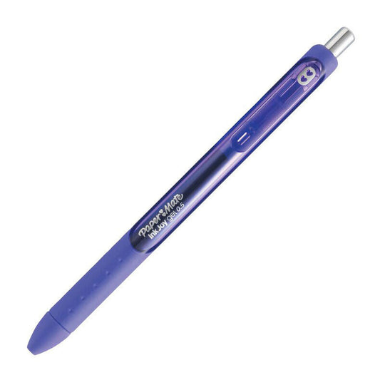 Paper Mate Inkjoy Retractable Gel Pen Purple Box Of 12
