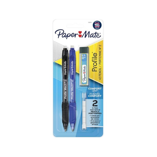 Paper Mate Profile Pencil Black/blue Pack Of 2 Box Of 6