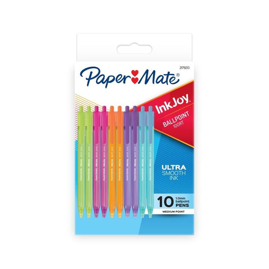 Paper Mate Inkj100rt Ballpoint Fsn Pk10r Box Of 12