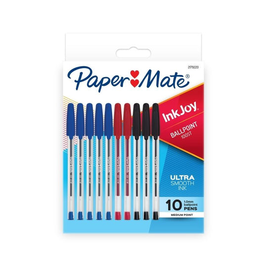 Paper Mate Inkjy100stbp Assorted Pk10r Box Of 12