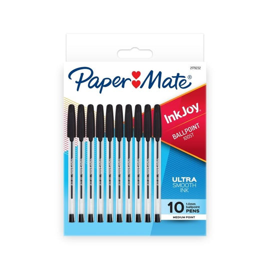 Paper Mate Inkj 100ST Ballpoint Blkpk10r Box Of 12