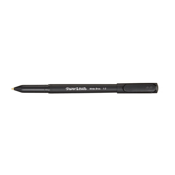 Paper Mate Writebros 1.0mm Ballpoint Black Pack Of 12