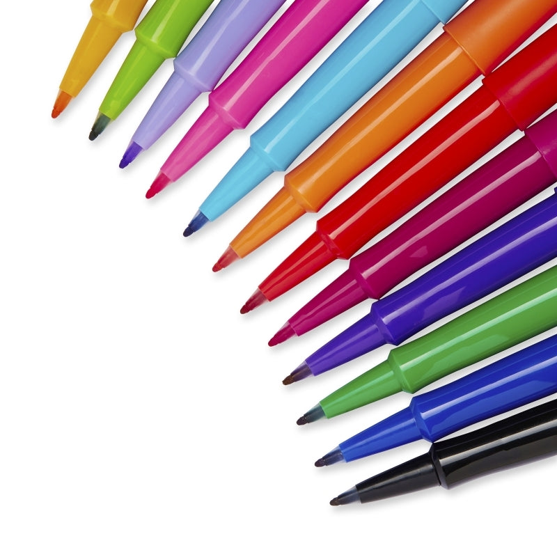 Paper Mate Flair Felttip Assorted Pack Of 12 Box Of 12