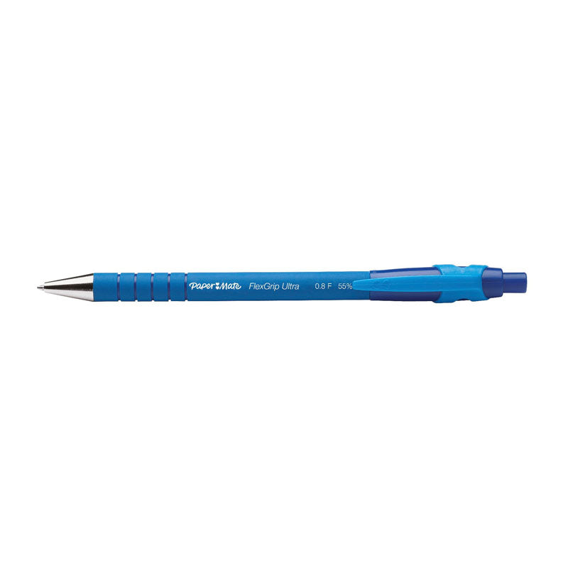 Paper Mate Flxgrp Retractable Ballpoint 0.8mm Blue Box Of 12