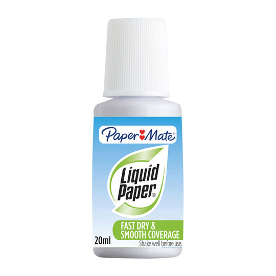 Paper Mate Lp Correct Fluid 20ml Box Of 12