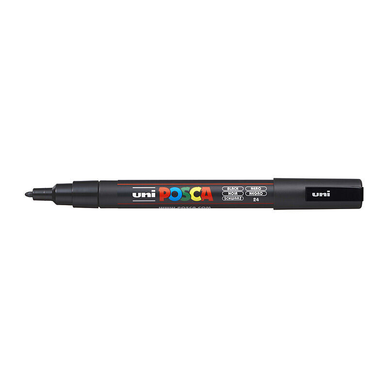 Posca PC-3m Fine Bullet Marker Black