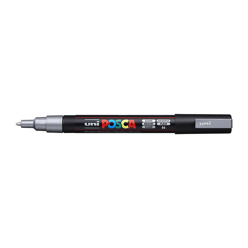 Posca PC-3m Fine Bullet Marker Silver