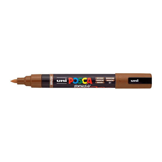 Posca Medium Brush Tip Brown