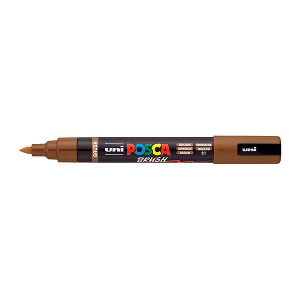 Posca Medium Brush Tip Brown